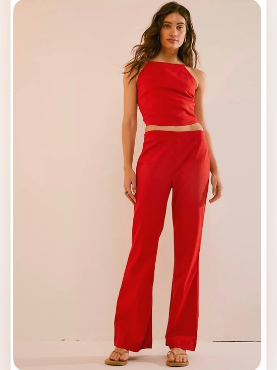 Free People Pants - Free People Everything I Need Linen Set
NEW